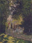 Claude Monet Parisians in Parc Monceau